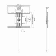 Sbox PLB-1246F Fixed Flat Screen LED TV Mount 37"-70" 50kg