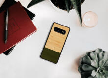 MAN&WOOD SmartPhone case Galaxy S10 Plus bamboo forest black