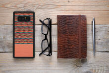 MAN&WOOD SmartPhone case Galaxy Note 8 browny check black