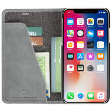 Krusell Sunne 4 Card FolioWallet Apple iPhone XS vintage grey