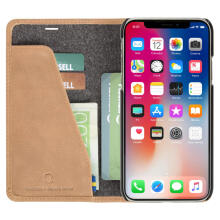 Krusell Sunne 4 Card FolioWallet Apple iPhone XS Max vintage nude