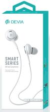 Devia Smart Series Wired Earphone (3.5) White