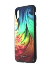 Tellur Cover Glass print for iPhone XR mesmeric