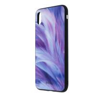 Tellur Cover Glass print for iPhone XS MAX feather