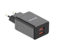 Tellur Basic Wall charger HC204 2xUSB, 2.4A, black