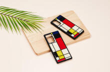 iKins case for Samsung Galaxy Note 20 mondrian black