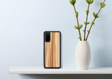 MAN&WOOD case for Galaxy S20 cappuccino black