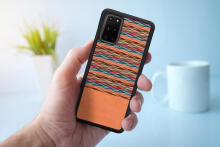 MAN&WOOD case for Galaxy S20+ browny check black