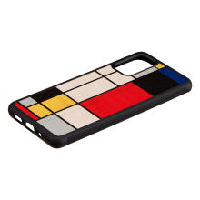 MAN&WOOD case for Galaxy S20+ mondrian wood black