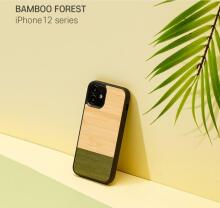 MAN&WOOD case for iPhone 12 mini bamboo forest black