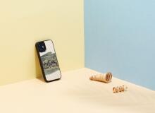 MAN&WOOD case for iPhone 12 mini white bull