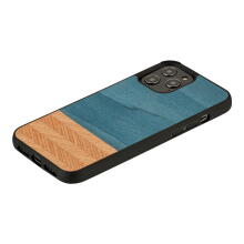 MAN&WOOD case for iPhone 12 Pro Max denim black