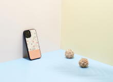 MAN&WOOD case for iPhone 12 Pro Max pink flower black