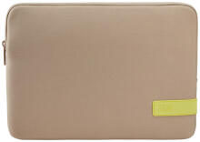 Case Logic 4689 Reflect Laptop Sleeve 13.3 REFPC-113 Plaza Taupe/Sun-Lime