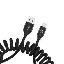 Tellur Data Cable Extendable USB to Lightning 3A 1.8m Black