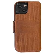 Krusell Leather PhoneWallet Apple iPhone 13 mini cognac (62397)