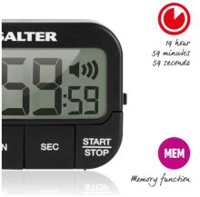 Salter 355 BKXCDUEU16 Loud Beeper ElectronicTimer