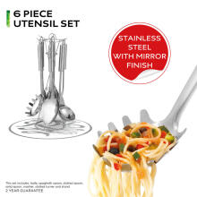 Russell Hobbs RH00123EU7 Utensil set 6pcs with stand