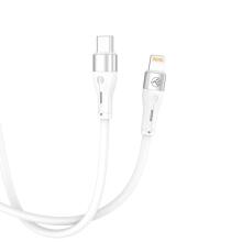 Tellur Silicone Type-C to Lightning Cable PD30W 1m White