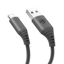 Tellur Silicone USB to Lightning Cable 1m Black