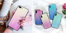 Samsung A20 Gradient Glass Case 1 Mild Melon