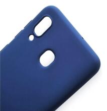 Samsung A20 Silicon Case Dark Blue