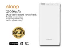 Orsen E39 Power Bank 20000mAh White