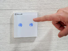 Tellur Smart WiFi switch, SS2N 2 port 1800W 10A