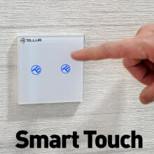 Tellur Smart WiFi switch, SS2N 2 port 1800W 10A