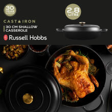 Russell Hobbs RH02525BEU7 Cast iron casserole 30cm black