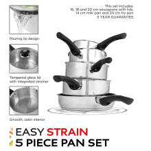 Russell Hobbs RH00543EU7 Easy Strain Pan Set 5pcs