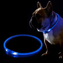 KABB LED Collar for Dogs and Cats Blue