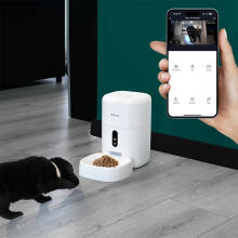 Tellur Smart WiFi Pet Feeder, UltraHD Camera, 4L white