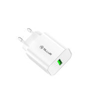 Tellur USB-A Wall Charger 18W with QC3.0 White