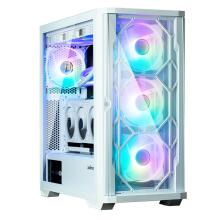 Zalman Z10 DUO  ATX ZM-IF120 x4 White