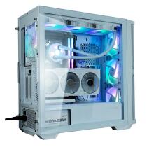 Zalman Z10 DUO  ATX ZM-IF120 x4 White