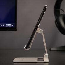 Tellur Phone Holder for desk Aluminium Silver