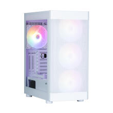 Zalman i4 TG White, fan RGB x4