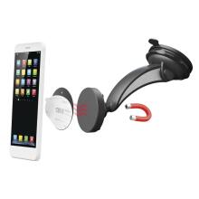 Hama 00201512 Magnet Car Mobile Phone Holder with Suction Cup, 360 Rotation Universal