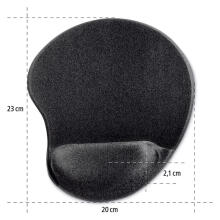 Hama 00054777 Ergonomic Mouse Pad Mini Black