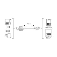 Hama 00173672 Charging/Data Cable, Micro-USB 0.6m Black