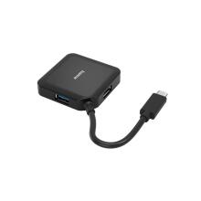 Hama 00200112 USB Hub 3.0 4-port Type-C Black