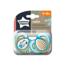 TOMMEE TIPPEE ortodontiskie māneklīši MODA, 6-18 m., 2 gab., 43338599