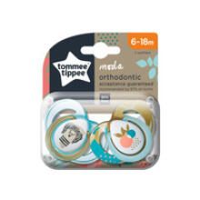 TOMMEE TIPPEE ortodontiskie māneklīši MODA, 6-18 m., 2 gab., 43338599