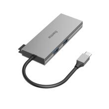 Hama 00200110 USB-C Hub, Multiport, 6 Ports, 2 x USB-A, USB-C, HDMI, SD, microSD