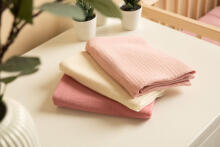 MUSLIN DIAPER UNIFORM PINK (Pack - 3 pcs)