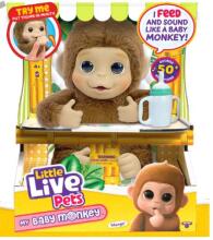 LITTLE LIVE PETS interactive plush Monkey