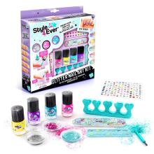 STYLE 4EVER Glitter Nail Art Kit