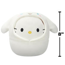 SQUISHMALLOWS HELLO KITTY W20 Plīša rotaļlieta, 20 cm