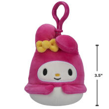 SQUISHMALLOWS HELLO KITTY W20 Piespraužama plīša rotaļlieta, 8 cm